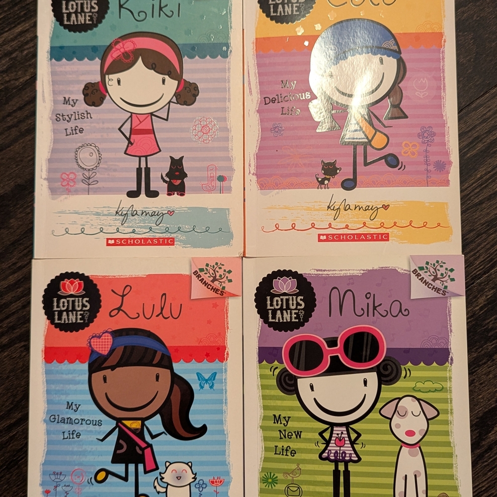 2/$35 Scholastic Branches Lotus Lane Book Set 1-4